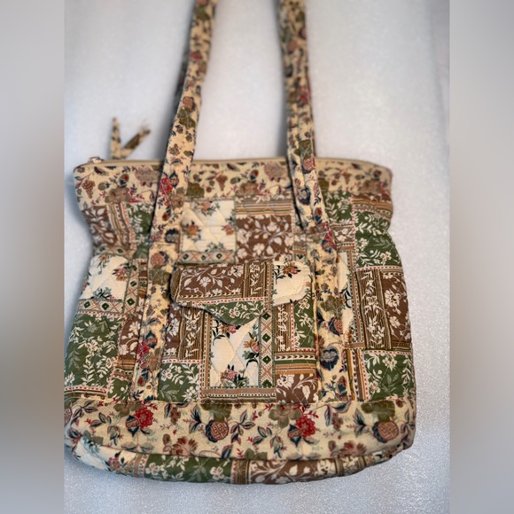 Vintage Elegant Patchwork Tote Bag - Picture 4 of 11